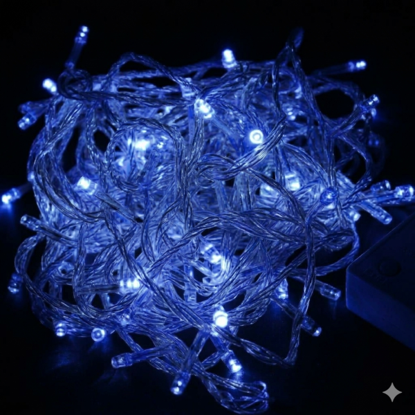 ไฟหยดนํ้า Hope 100 หัว สีนํ้าเงิน