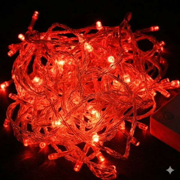 ไฟหยดนํ้า Hope 100 หัว สีแดง