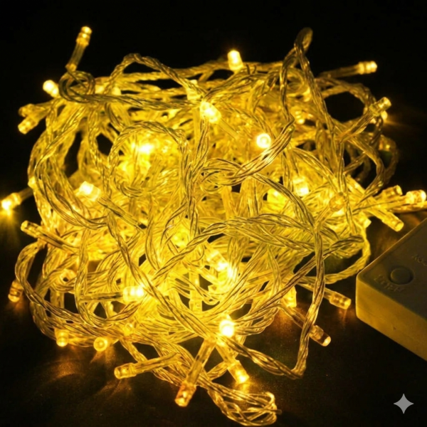 ไฟหยดนํ้า Hope 100 หัว สีเหลือง