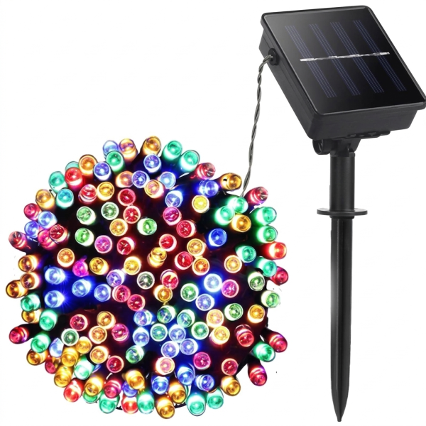 ไฟหยดนํา FSL solar RGB สลับสี 100LED IP65