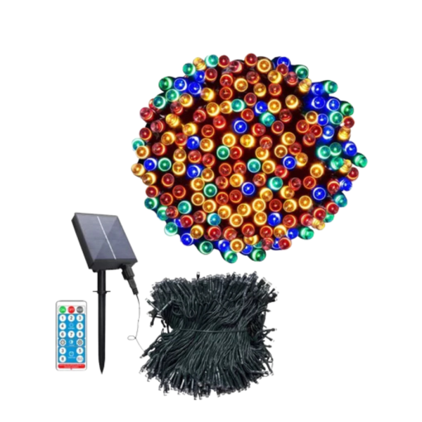 ไฟหยดน้ำ FSL solar RGB สลับสี 100LED IP65