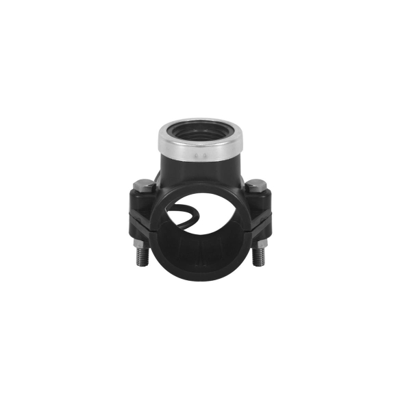 แคล้มรัดแยก HDPE Saddle Clamp 63 mm x 1/2"
