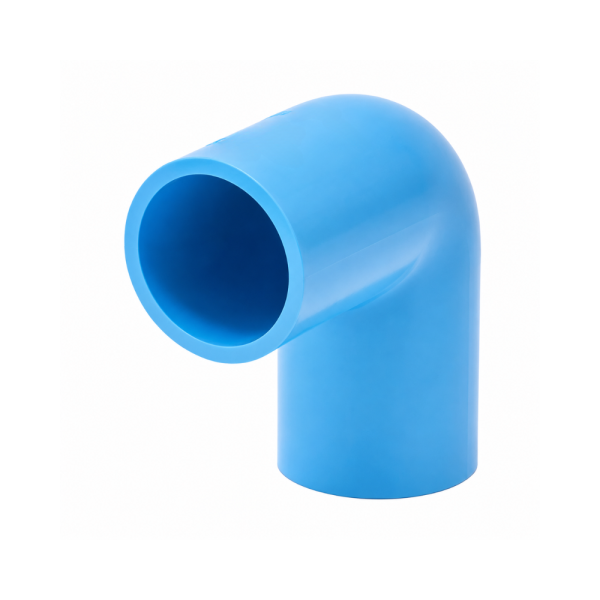 ข้องอหนา 90 PVC (ฟ้า)