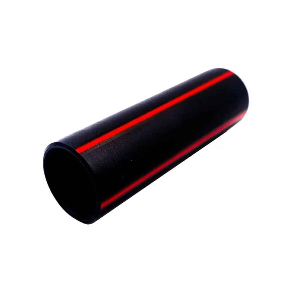 ข้อต่อตรง HDPE ชนิดสวม 110 mm. คาดส้มงานไฟฟ้า