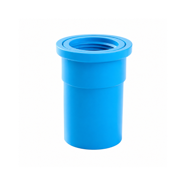 ข้อต่อตรงเกลียวใน PVC (ฟ้า) 2"